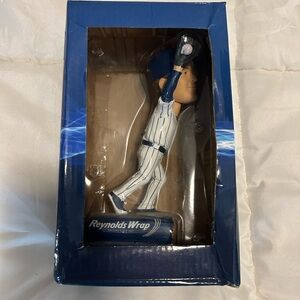 Reynolds Wrap Baseball Action Figure - Blue and White